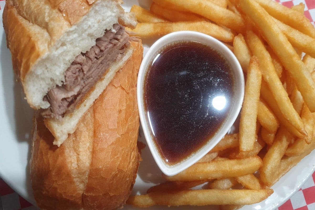 Beef Dip and Fries