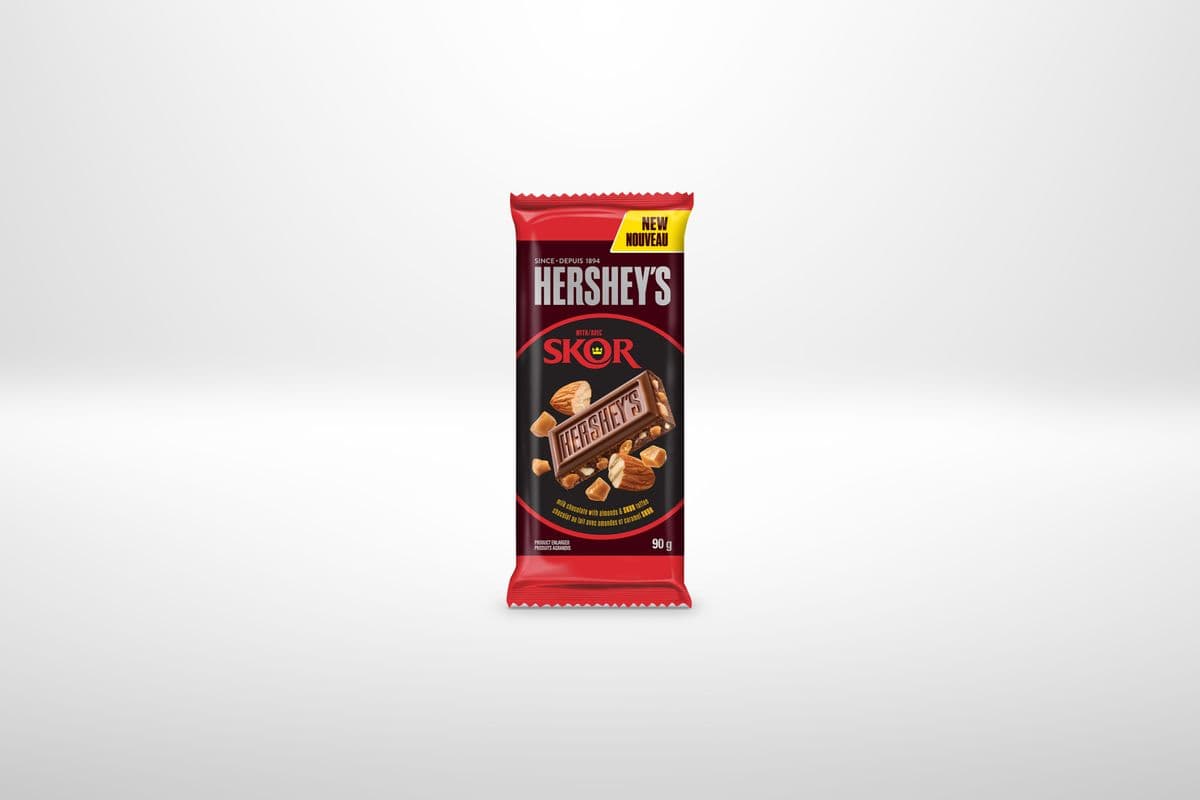 Hershey Milk Chocolate Almond with SKOR Family Bar (90 g)