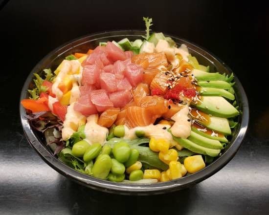 P3. Salmon and Tuna Poke