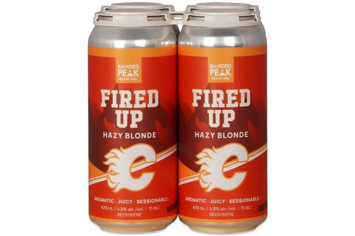 Banded Peak Fired Up Hazy Ale (4 x 473 ml Cans)