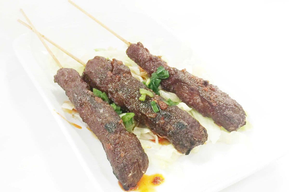 A14. Satay Beef Skewers (3 pcs)
