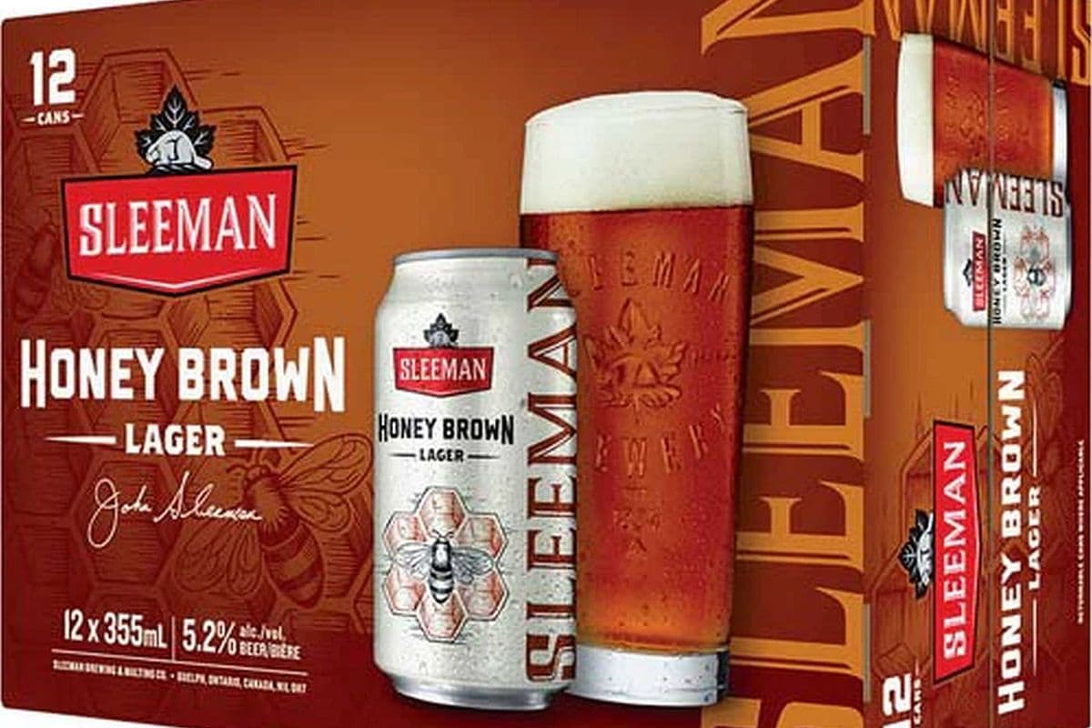 Sleeman Honey Brown Lager - 12x355mL Cans (12 x 355ml)