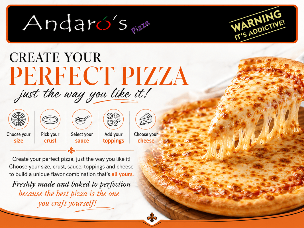 CRAFT YOUR PERFECT PIZZA