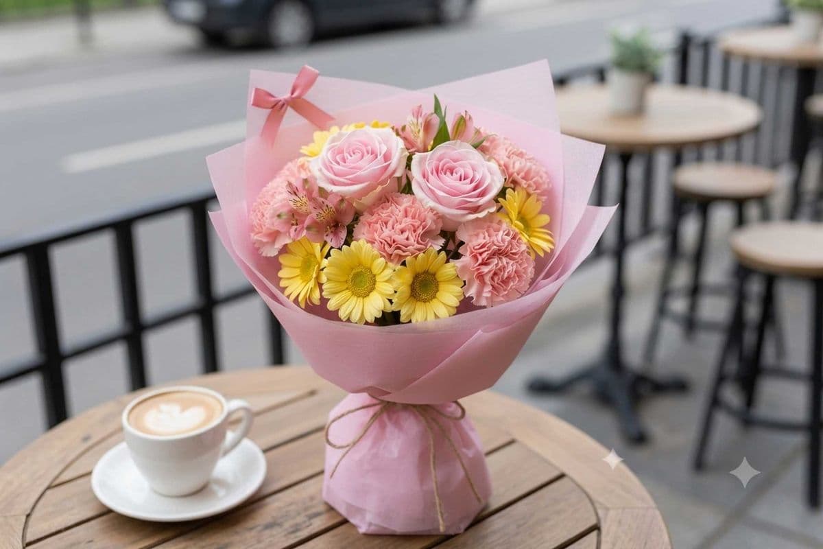 Marshmallow bouquet