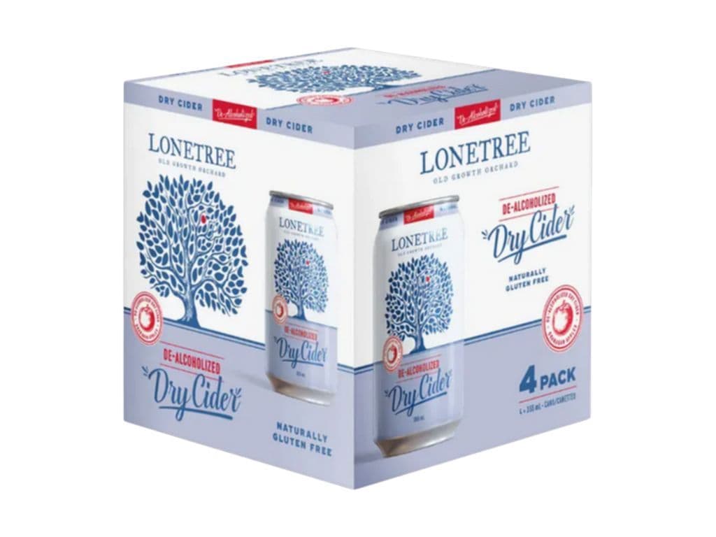 Lonetree Apple Pear Cider Non Alc 4pk