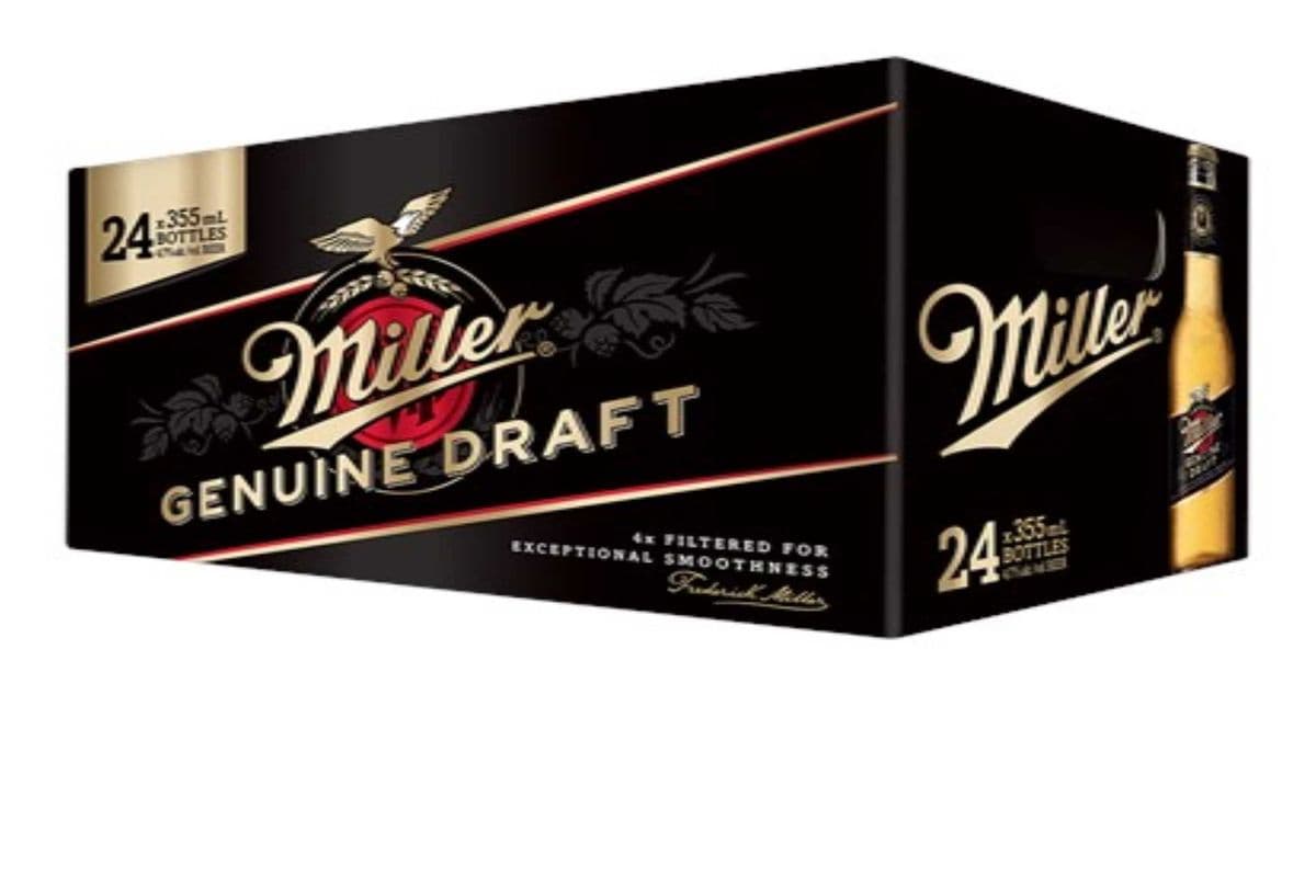 Miller Genuine Draft (24 Bottles) (24 x 355 ml)