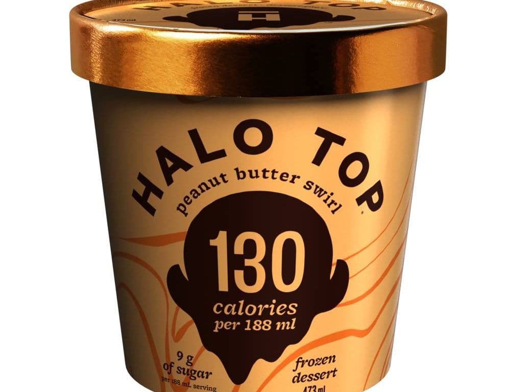 HALO TOP PEANUT BUTTER SWIRL 473ML