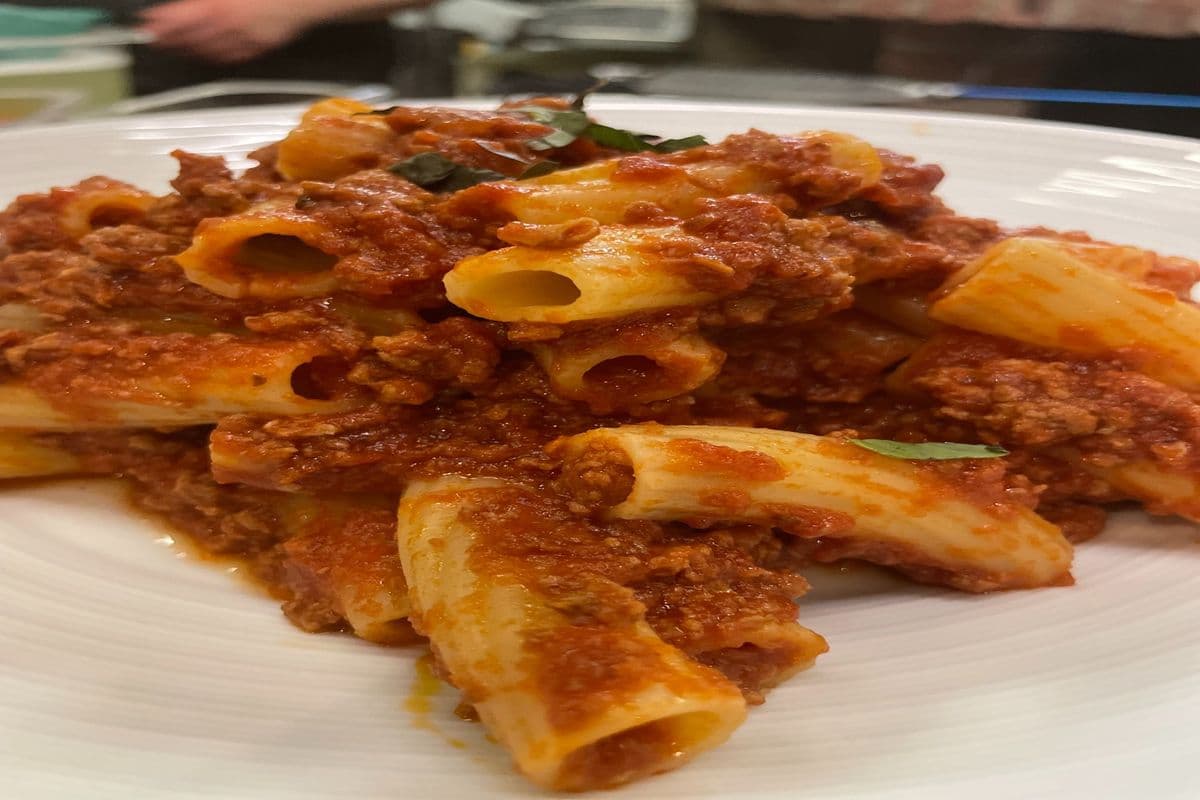 Rigatoni alla Bolognese