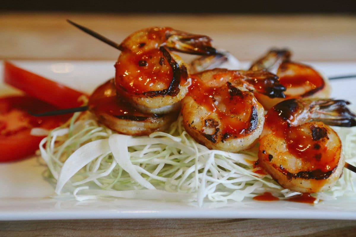 Spicy Grilled Shrimp Satay Skewers