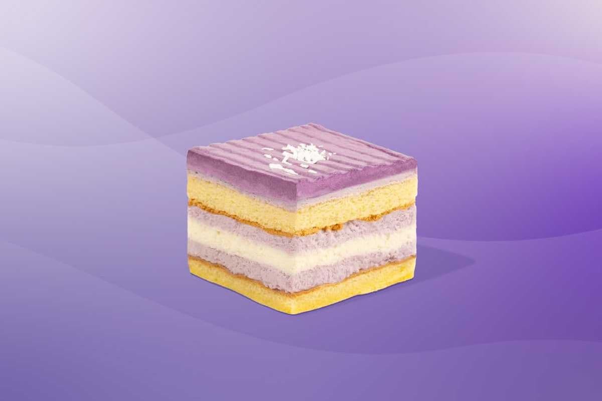 Ube Coconut Mousse Cake