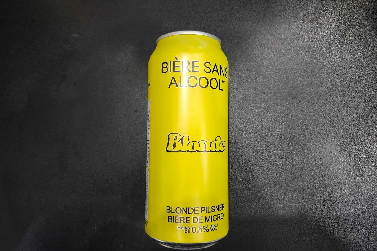 <0%> Bière SansAlcool Blonde Pilsner 473ml (jaune)