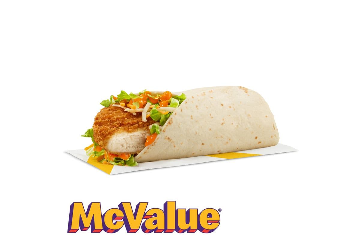 Spicy Buffalo Chicken Snack Wrap with Crispy Chicken [310.0 Cals]
