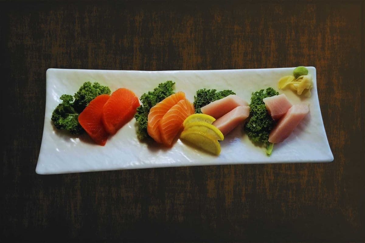 Salmon and Tuna Sashimi