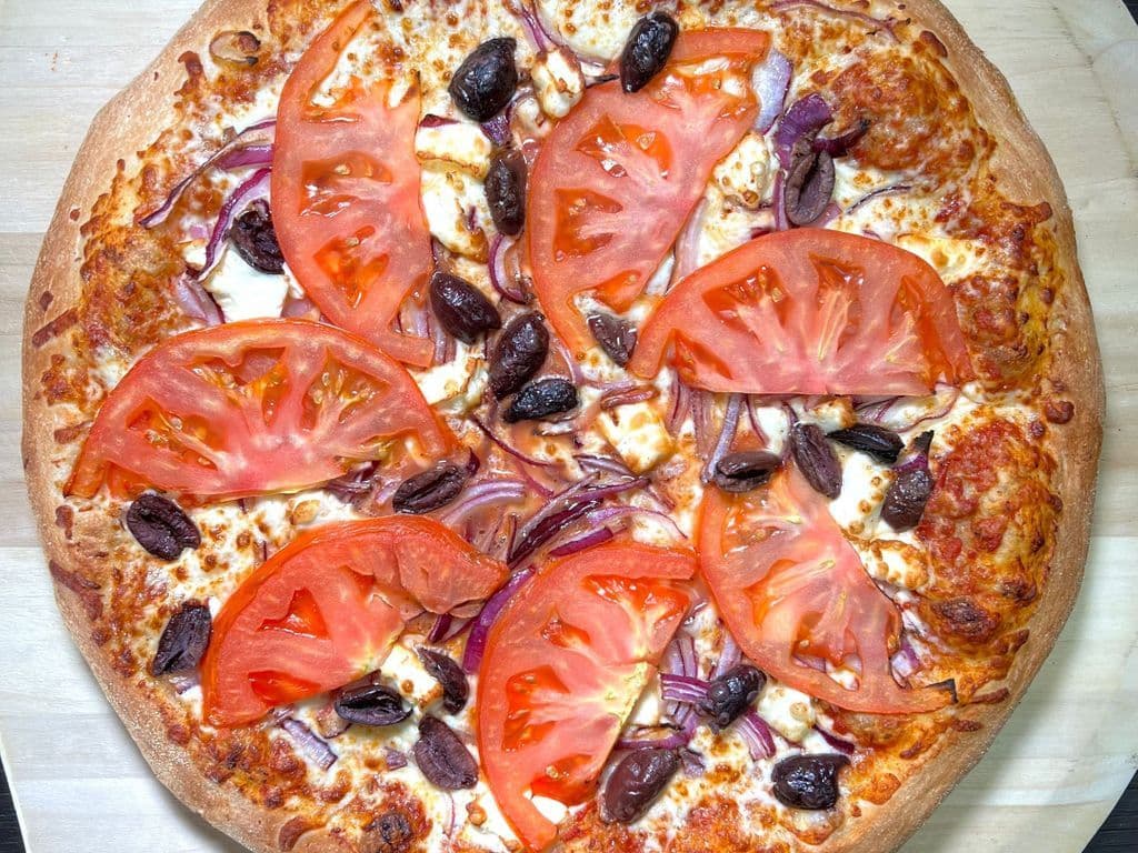 Pizza grecque / Greek Pizza
