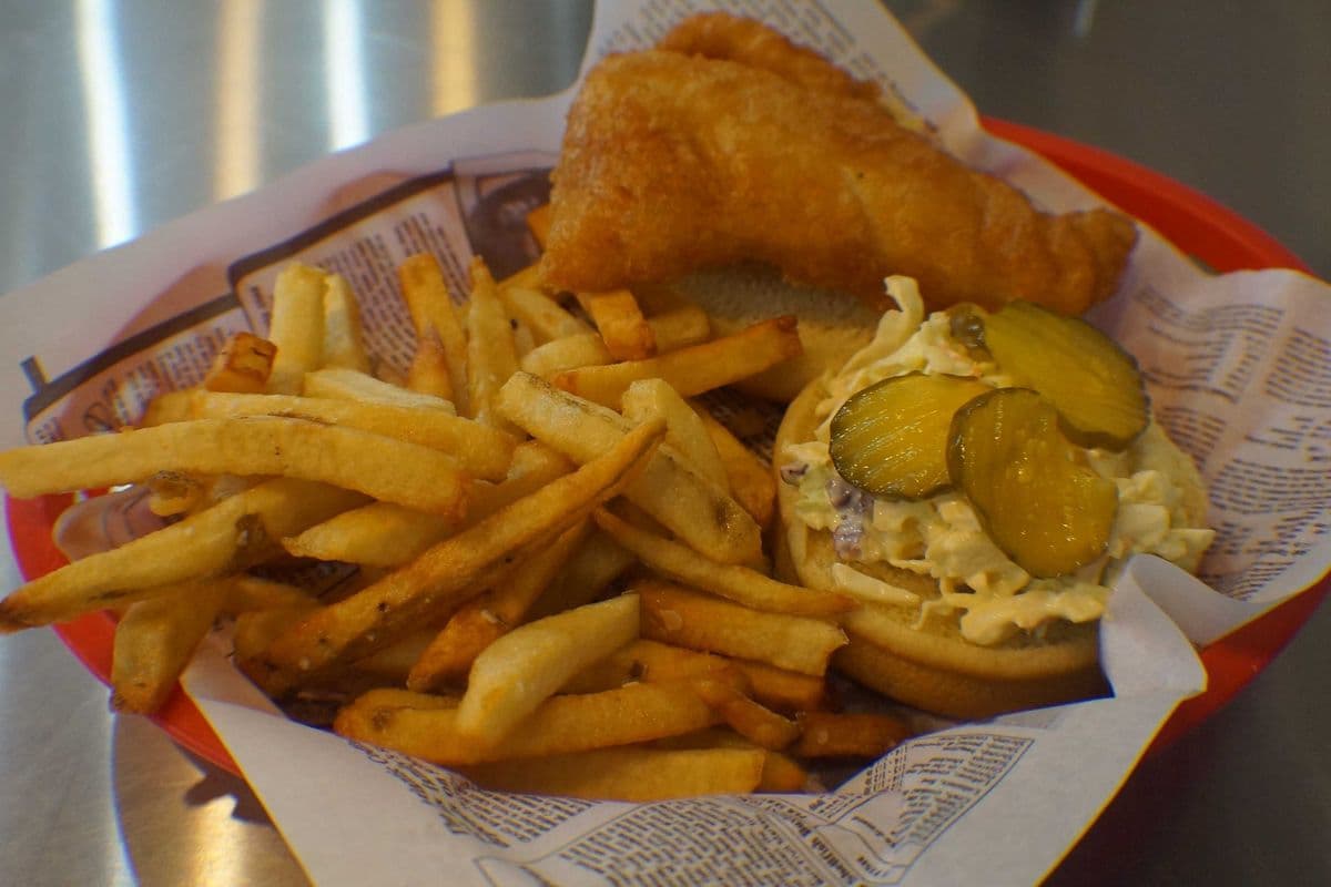 Fish Burger(combo meal) (1 pc of fish.)