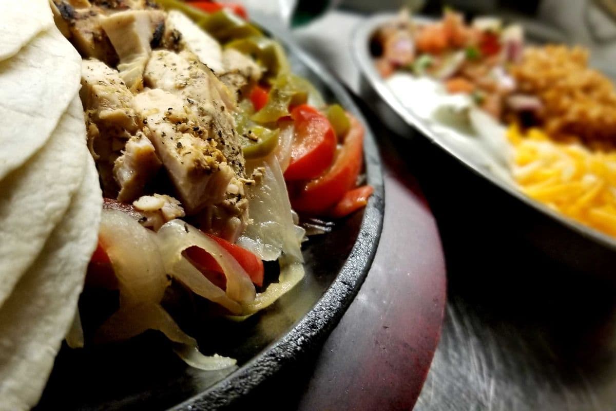 Volcano Fajitas for Two