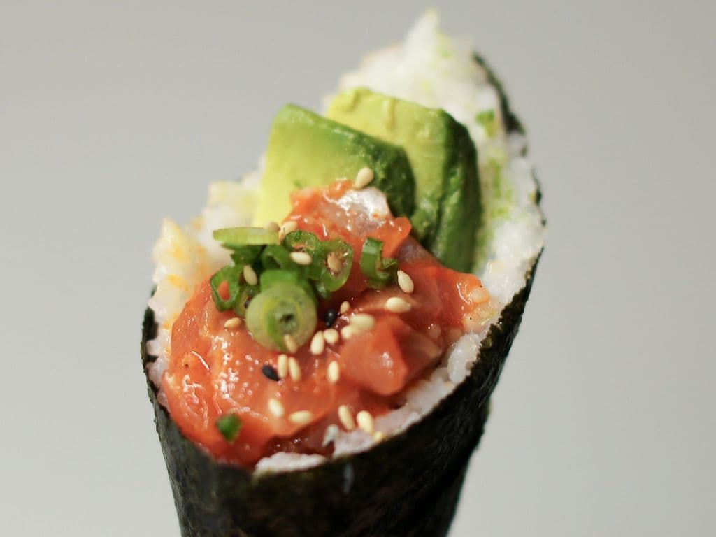 Spicy Salmon Cone