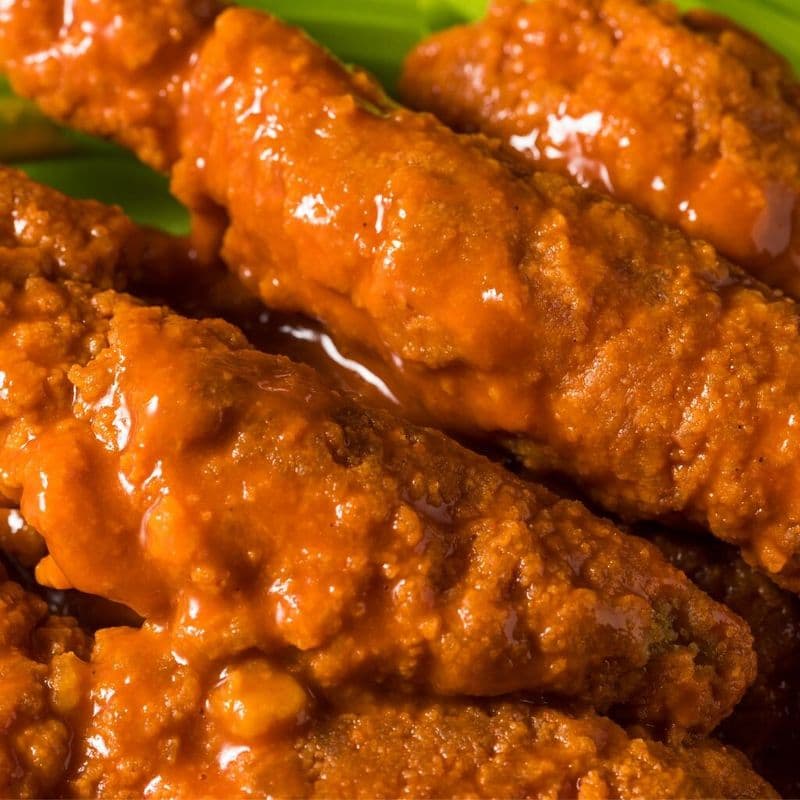 Buffalo Chicken Strips with Fries