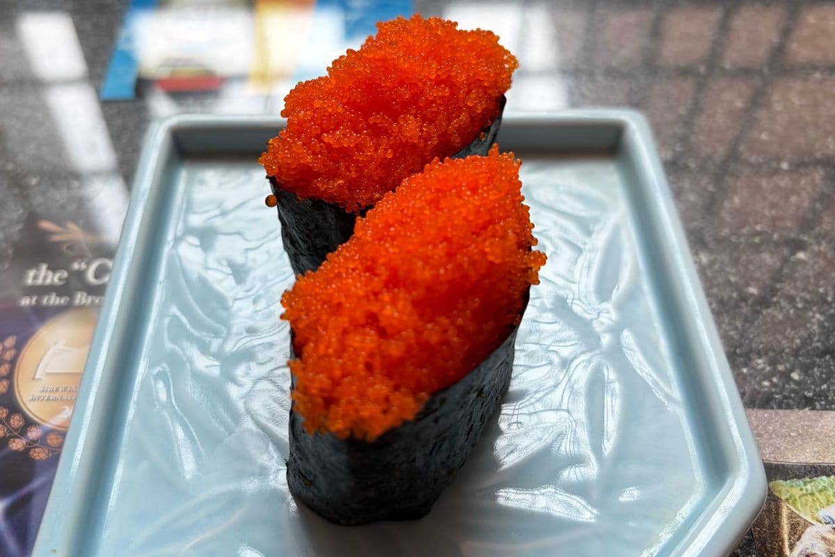 Capelin Roe (Masago) Nigiri