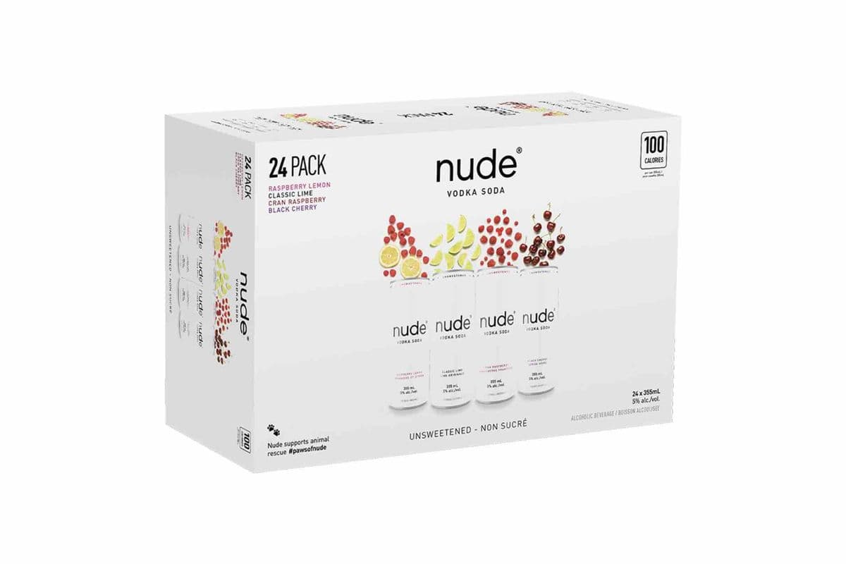 Nude Vodka Soda 24pk (1 x 24x355mL)