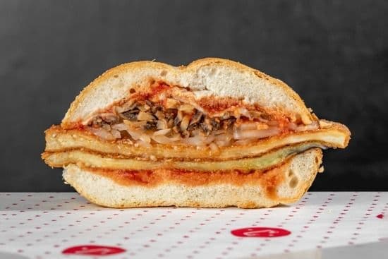 Eggplant Parmesan Sandwich