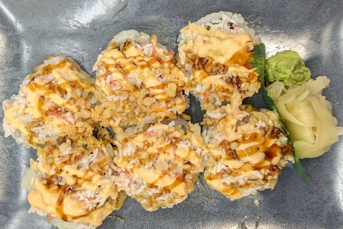 Dynamite Rolls with Crab Salad