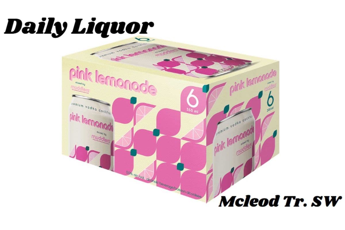 MUDDLERS - VODKA PINK LEMONADE 6 CANS (1 x 355ML)