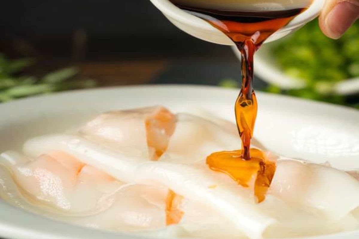 Steamed Rice Roll with Fresh Shrimp