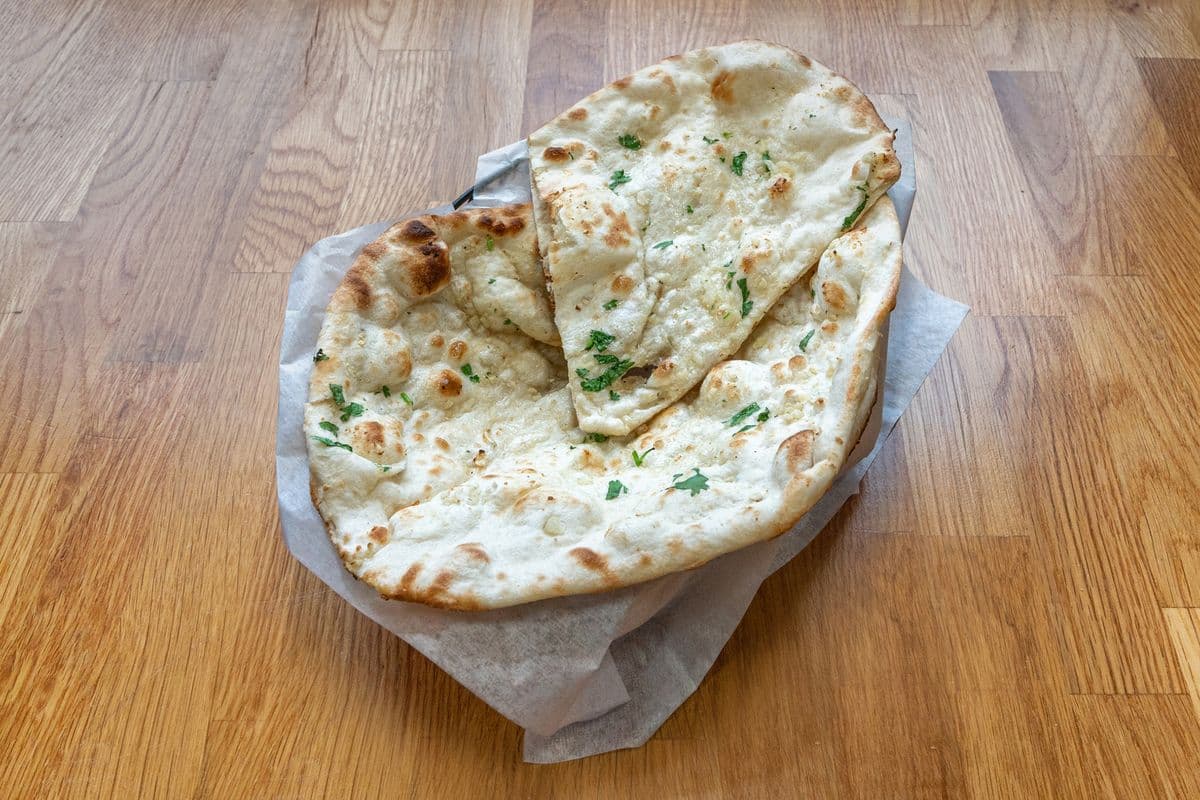 100. Garlic Naan