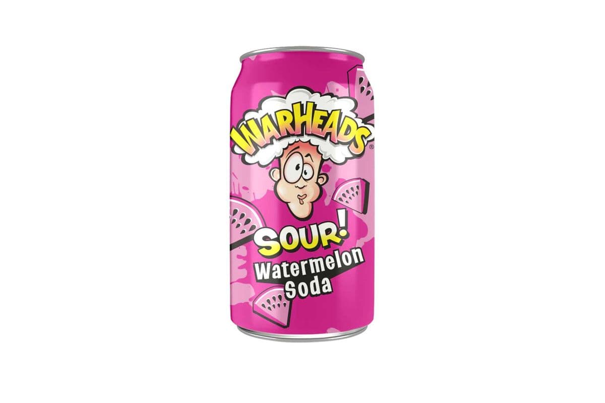 Warheads Watermelon Soda Can 355ml-US