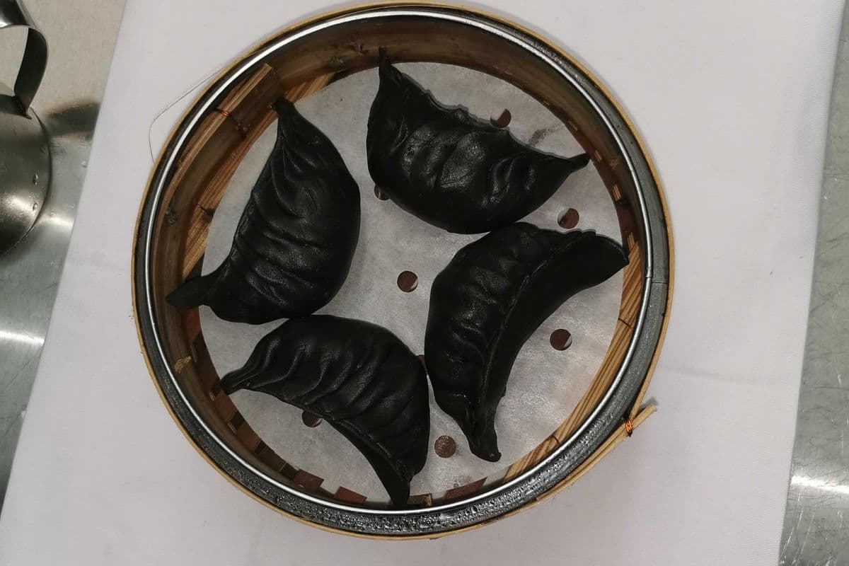 3. Black Truffle and Wild Mushroom Dumplings 野菌松露素饺