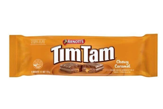 ARNOTT'S TIMTAM CHEWY CARAMEL 175G