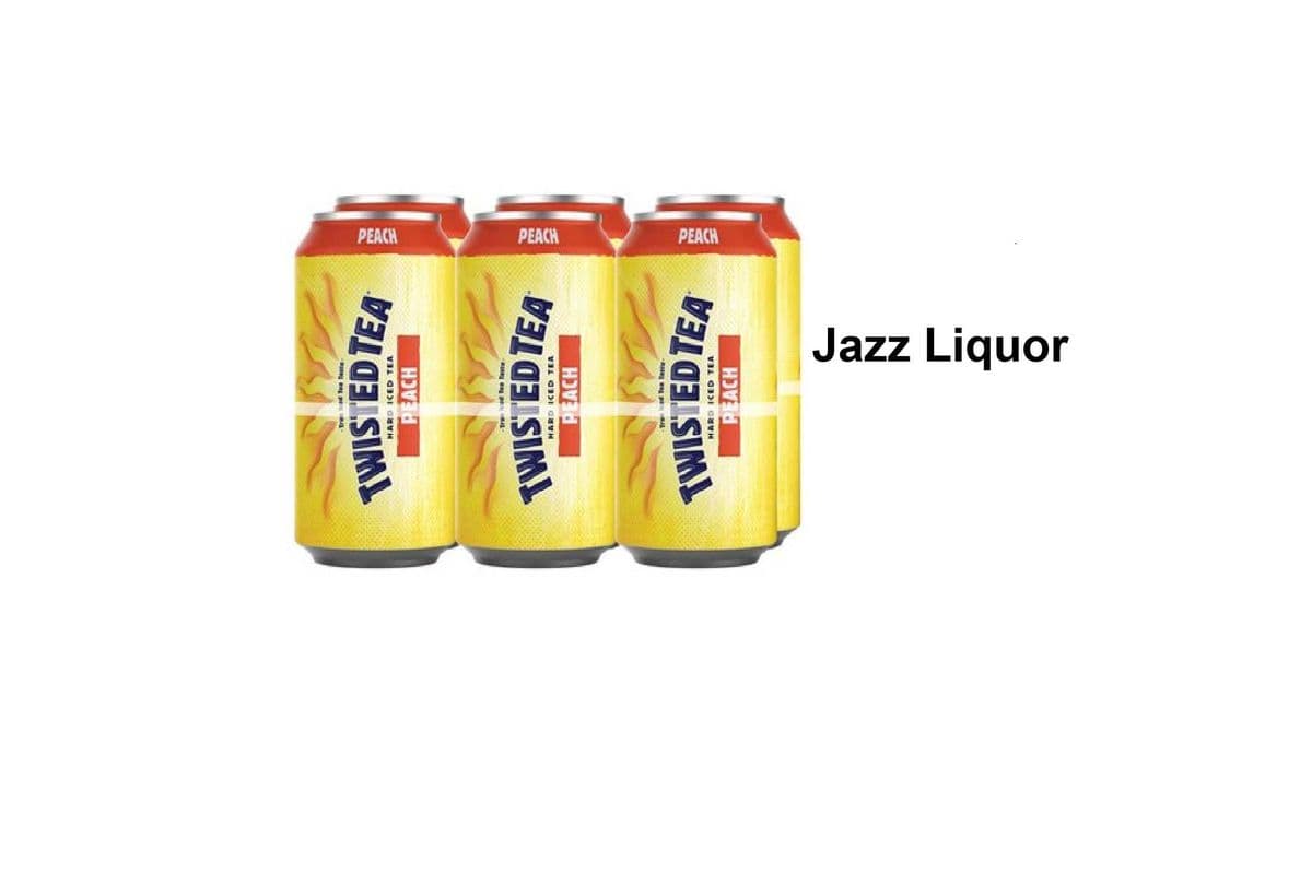 TWISTED TEA PEACH 6 CANS (1 x 6x355 ML)