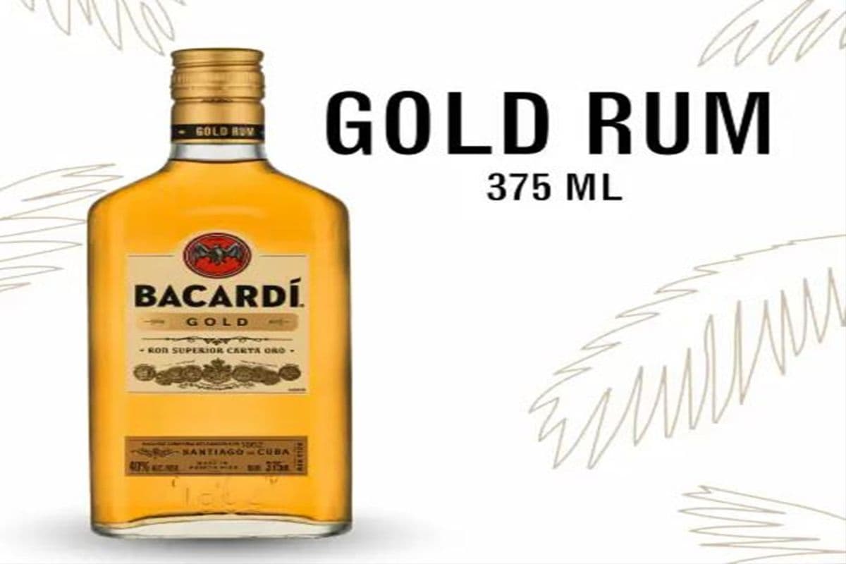 Bacardi Gold Rum (1 x 375ml)