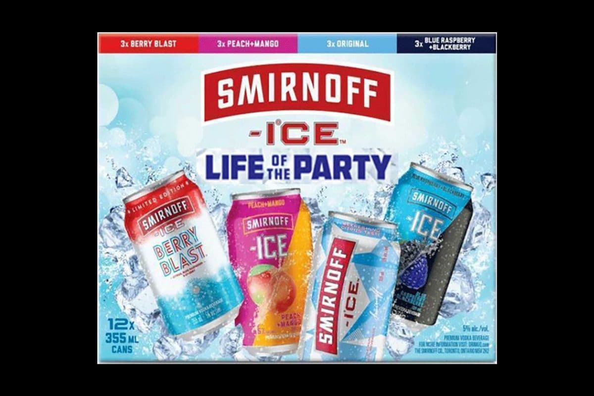 SMIRNOFF ICE LIFE OF THE PARTY PACK (12 x 355ML CANS) (12 x 355ML)