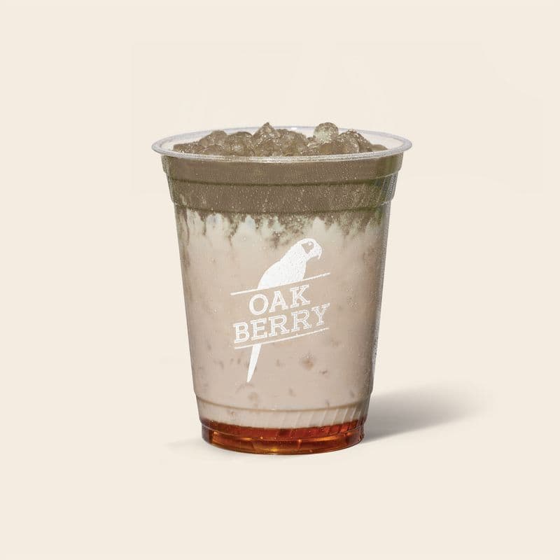 Iced Hojicha Latte
