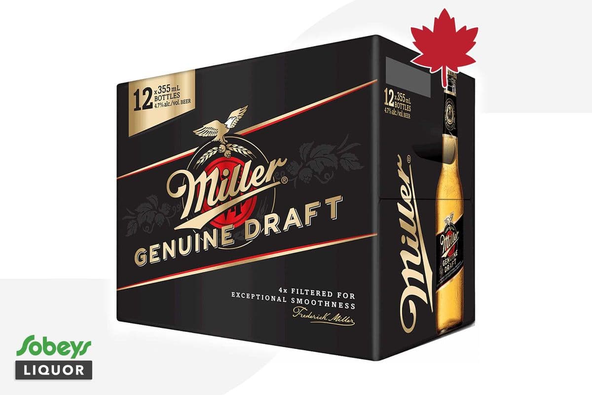Miller Genuine Draft (12 x 355 ml)