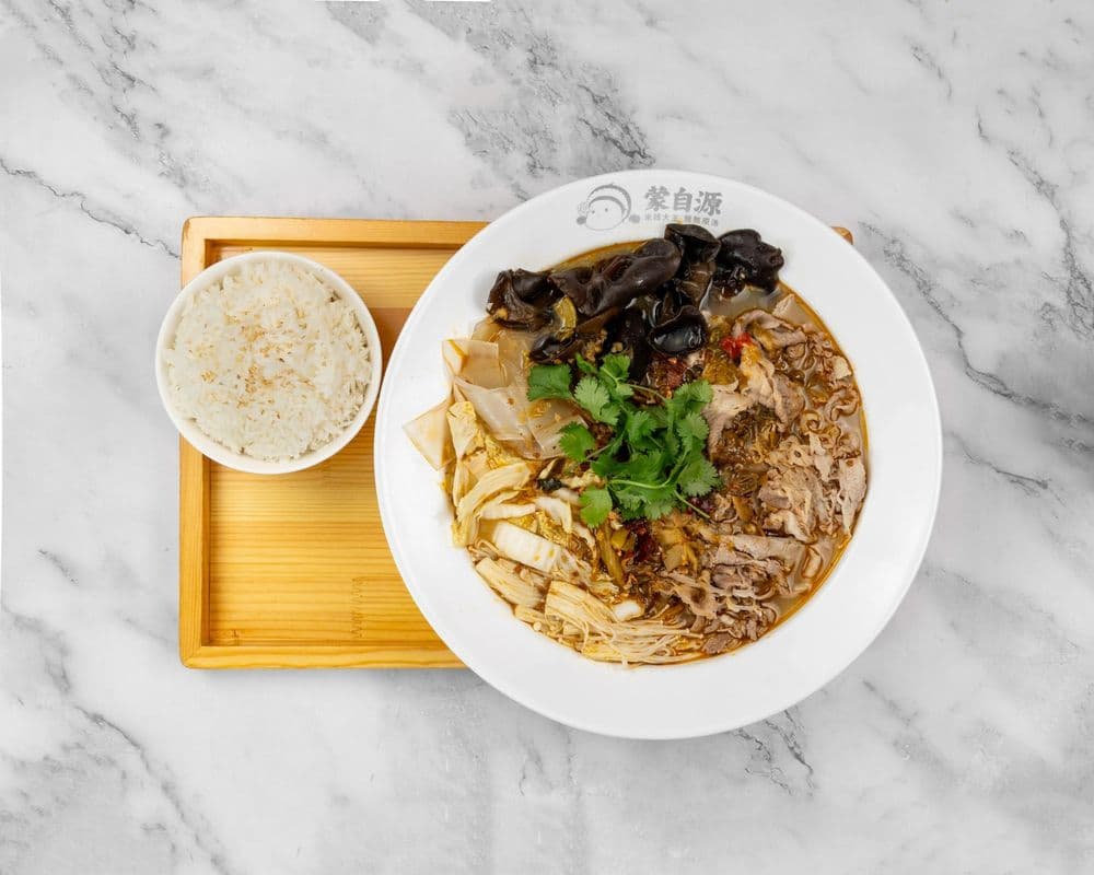 Laotan Sauerkraut Snakehead Fish Rice / 老坛酸菜黑鱼饭