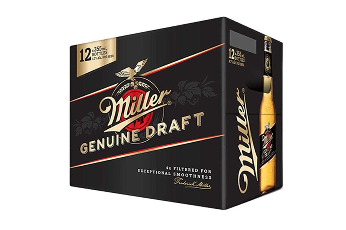 Miller Genuine Draft (12 x 355ml)