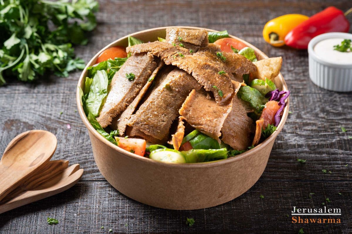 Beef Donair Salad Bowl