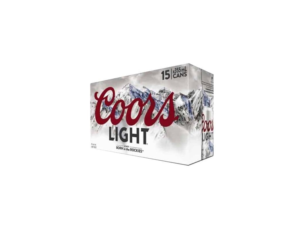 Coors Light (15 Pack) (1 x 355 ml Cans)