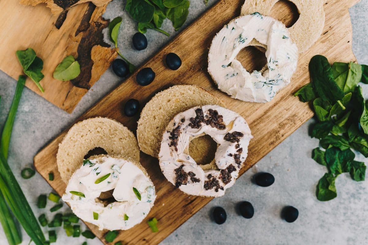 Bagel with Flavored Cream Cheese