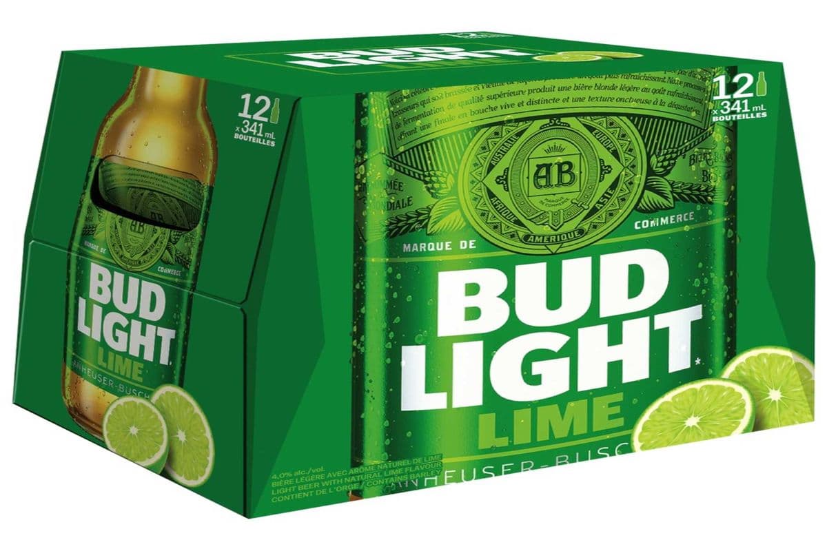 Bud Light Lime (12 Bottles) (1 x 341ML)