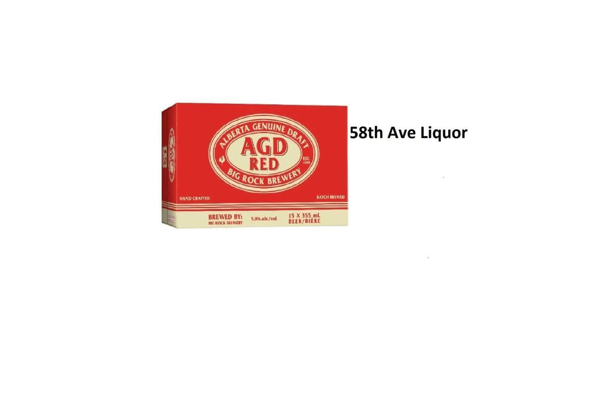 AGD RED LAGER 15 CANS (1 x 15x355ML)