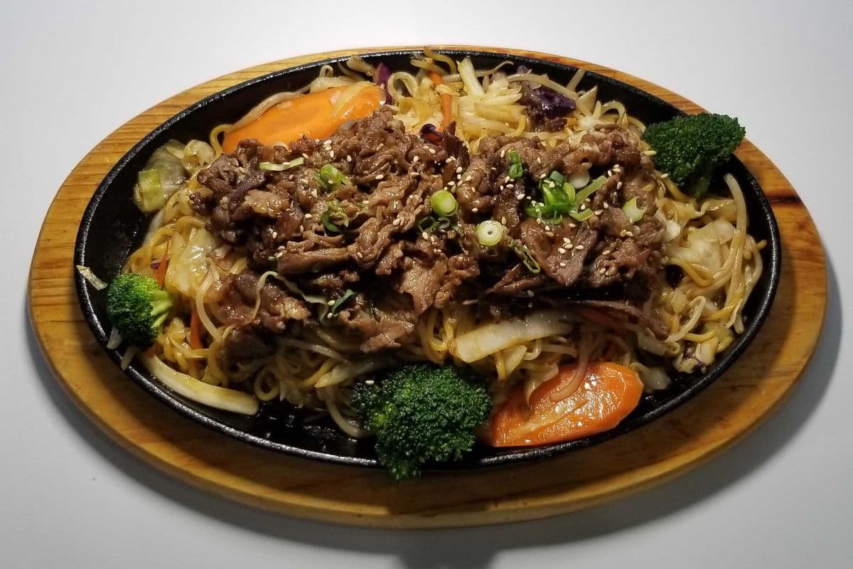 Beef Yakisoba(or Yaki Udon)