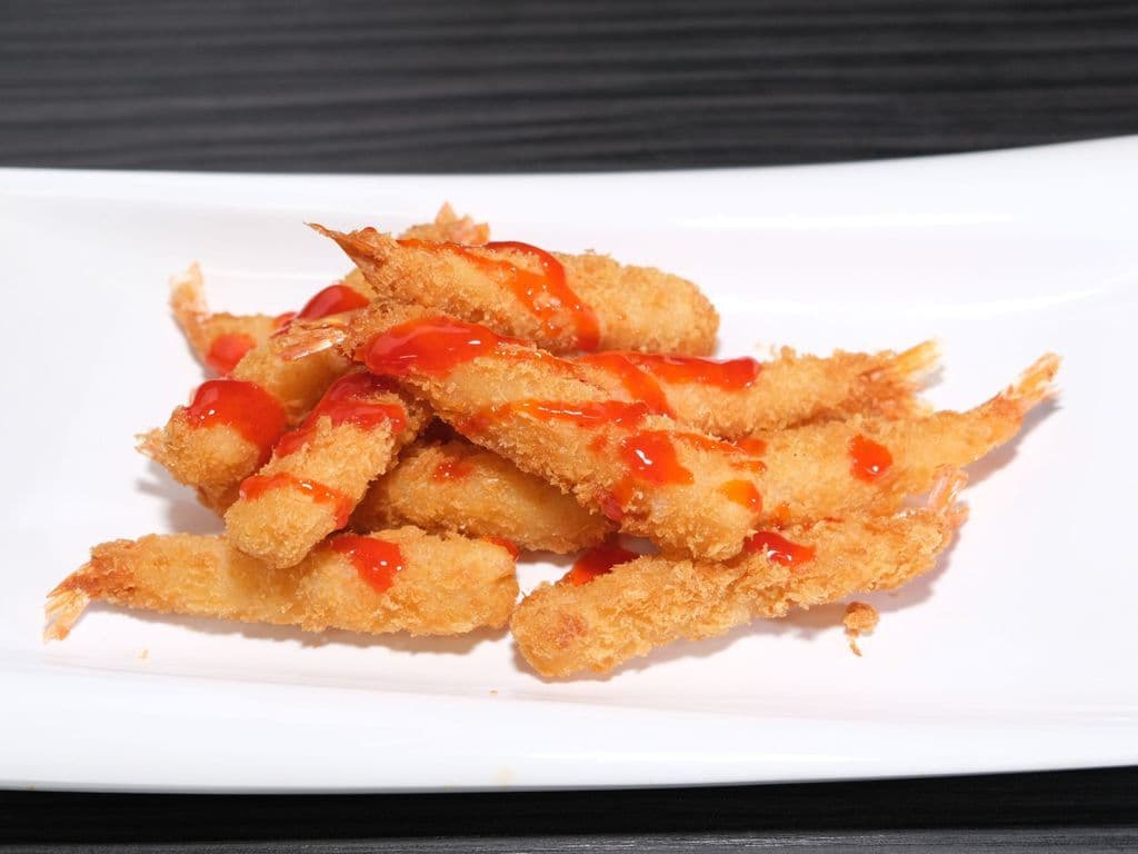 Crispy Sweet and Sour Torpedo Shrimp (甜酸炸虾) (12 pcs)