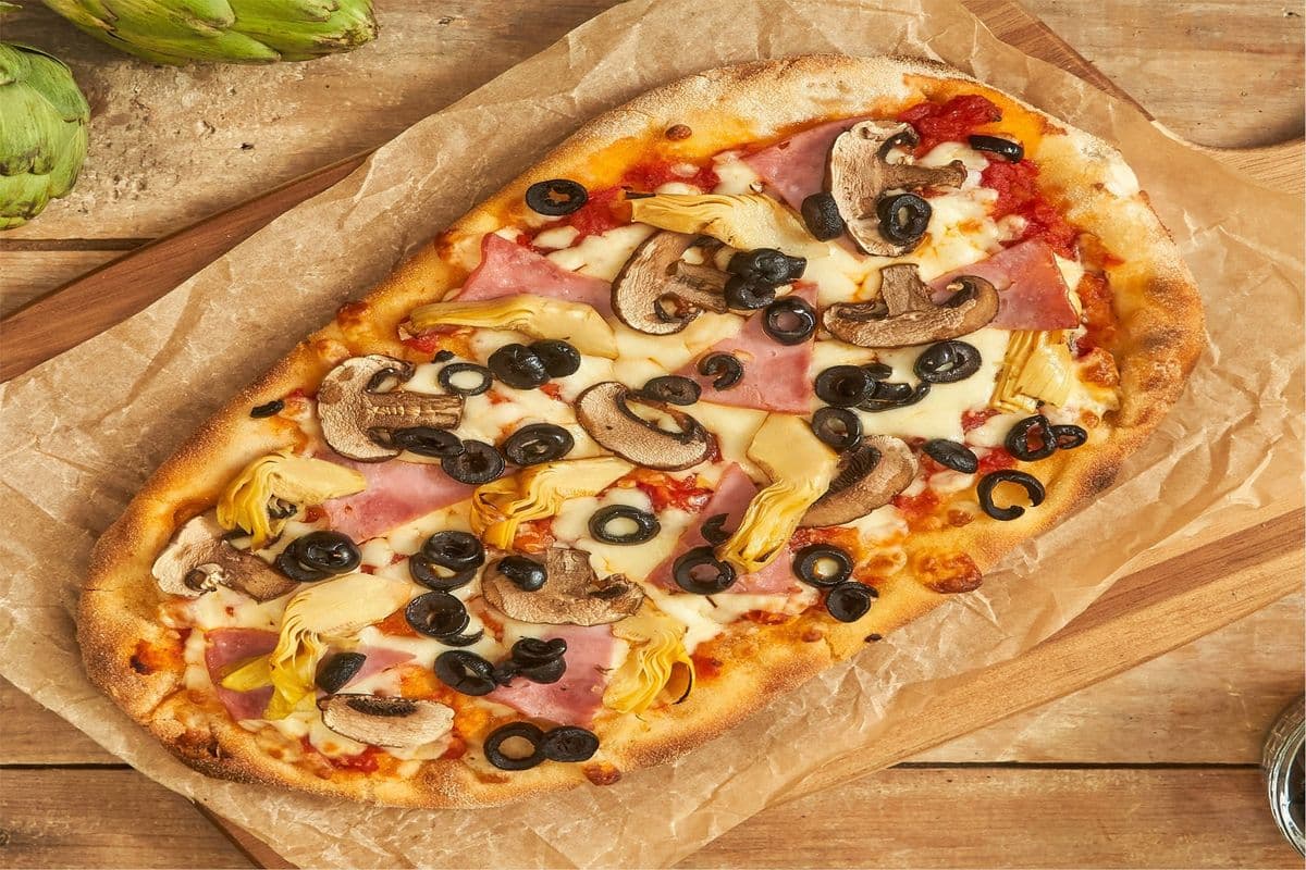 Capricciosa Pinsa (8 Slices) (Feeds for Two People)