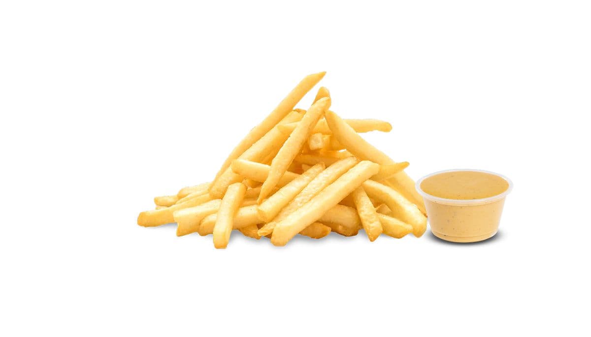 Frites et fromage fondu / Fries and melted cheese