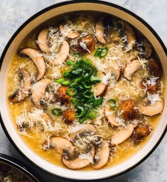 Egg Dropped Mushroom Soup MD - OO
