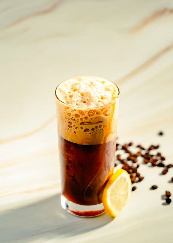 Salted Caramel Shaken Espresso Lemonade